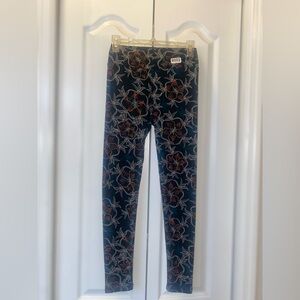 NEW LuLaRoe Floral OS Leggings 9002